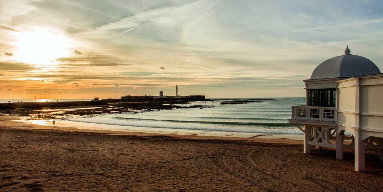 Caleta Beach Cádiz Eksteriør bilde